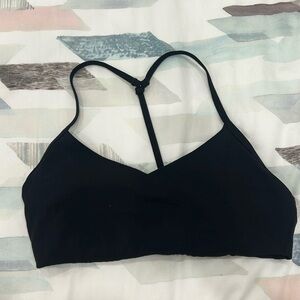 V neck sports bra